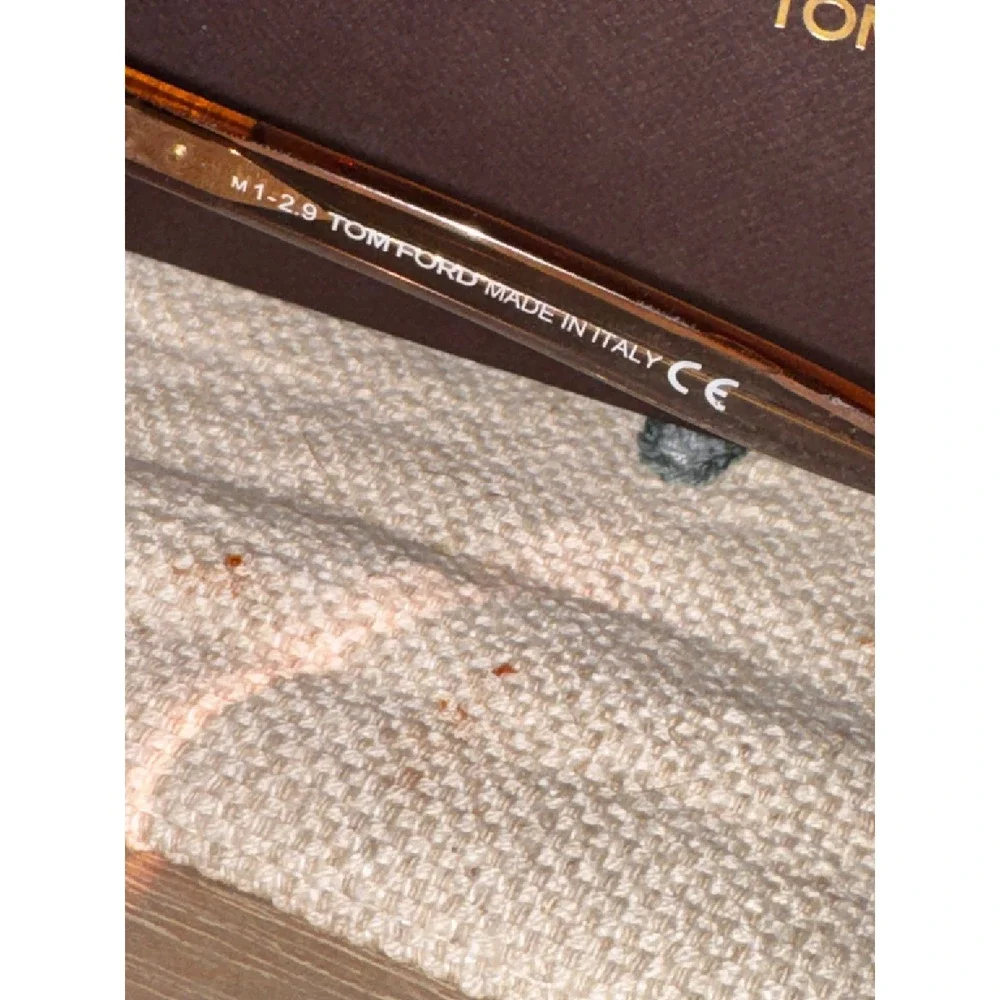 Tom‎ Ford FT0763 57G Maxim Square Sunglasses Champagne Brown Gradient Womens